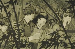 Ký ức chiến tranh trong tranh khắc kim loại Việt Nam tiêu biểu